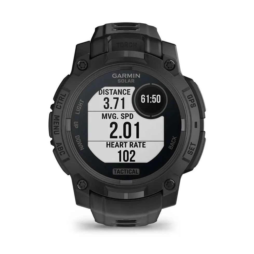 Смарт-часы Garmin Instinct 3 Solar Tactical, 45 мм. Черный 10
