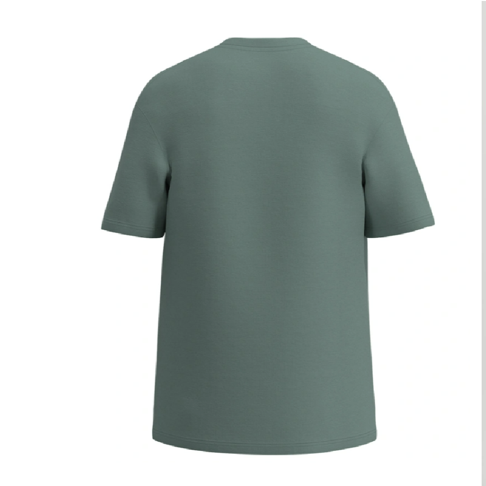 Футболка Men's Set Oversize Fit U-neck. Cotton. Сіро-зелений 3