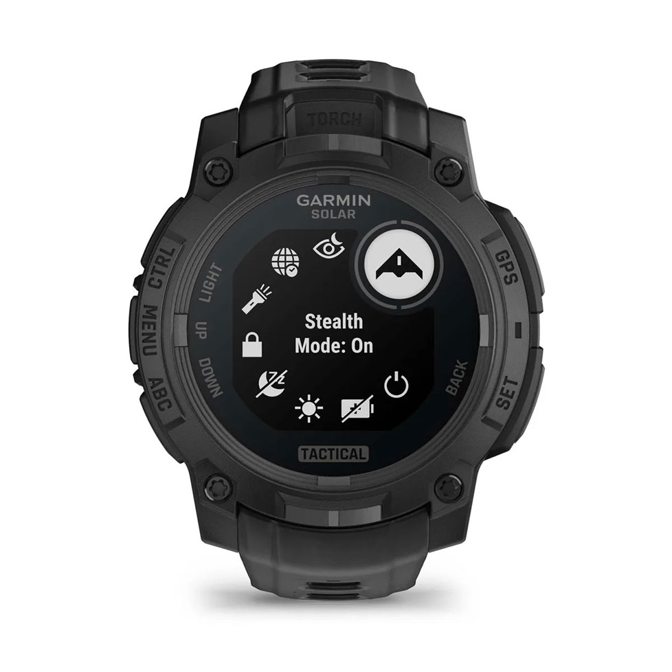 Смарт-годинник Garmin Instinct 3 Solar Tactical, 45 mm. Чорний 12