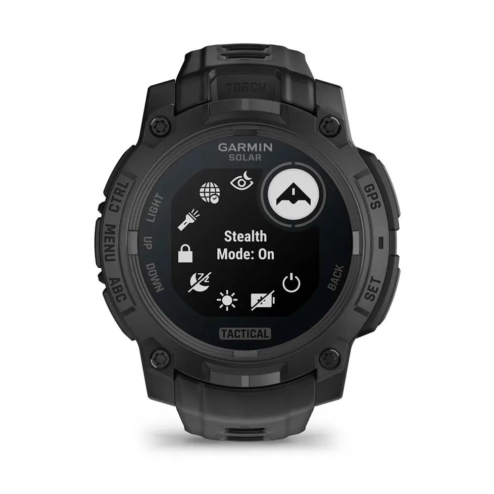 Смарт-часы Garmin Instinct 3 Solar Tactical, 45 мм. Черный 12