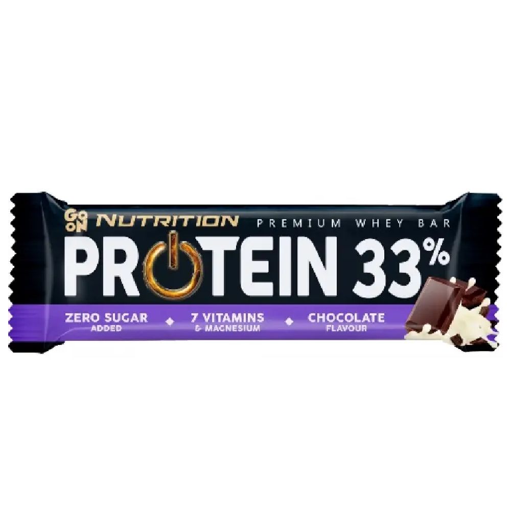 Протеиновый батончик Go On Nutrition Protein Bar 33%. Черный шоколад