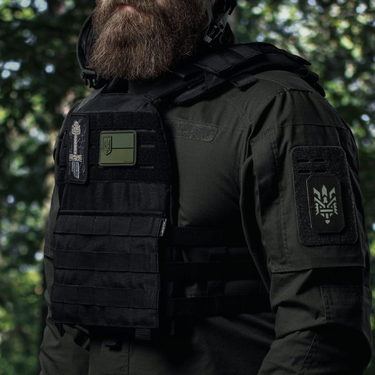 Плитоноска Modular Vest Platform (M.V.P.) Lite. Cordura 1000. Цвет Черный 10