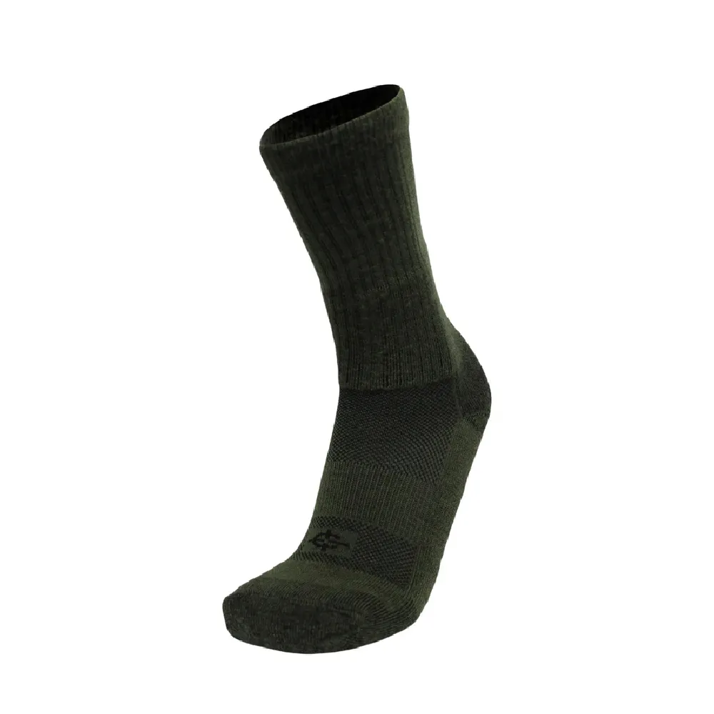 Носки зимние Covert Threads Wool Beast Crew из мериносовой шерсти. OD Green 2