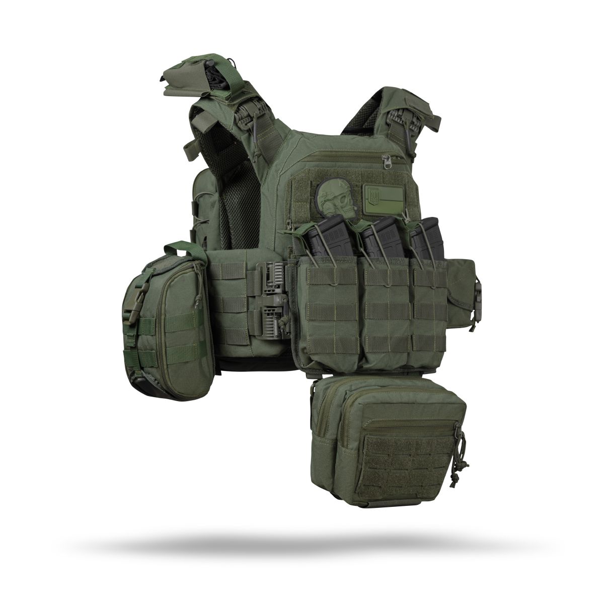 Комплект снаряжения Commando Elite Tactical Assault Kit. Под 27х35.5 см бронеплиты. Олива 11