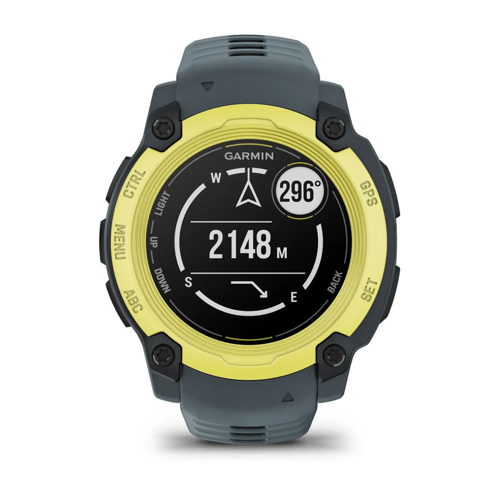 Смарт-годинник Garmin Instinct E, 40 mm. Жовто-Сірий 7
