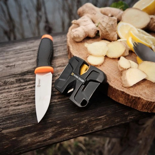 Точилка ручная механическая Work Sharp Pivot Knife Sharpener (США). Три зоны заточки 6