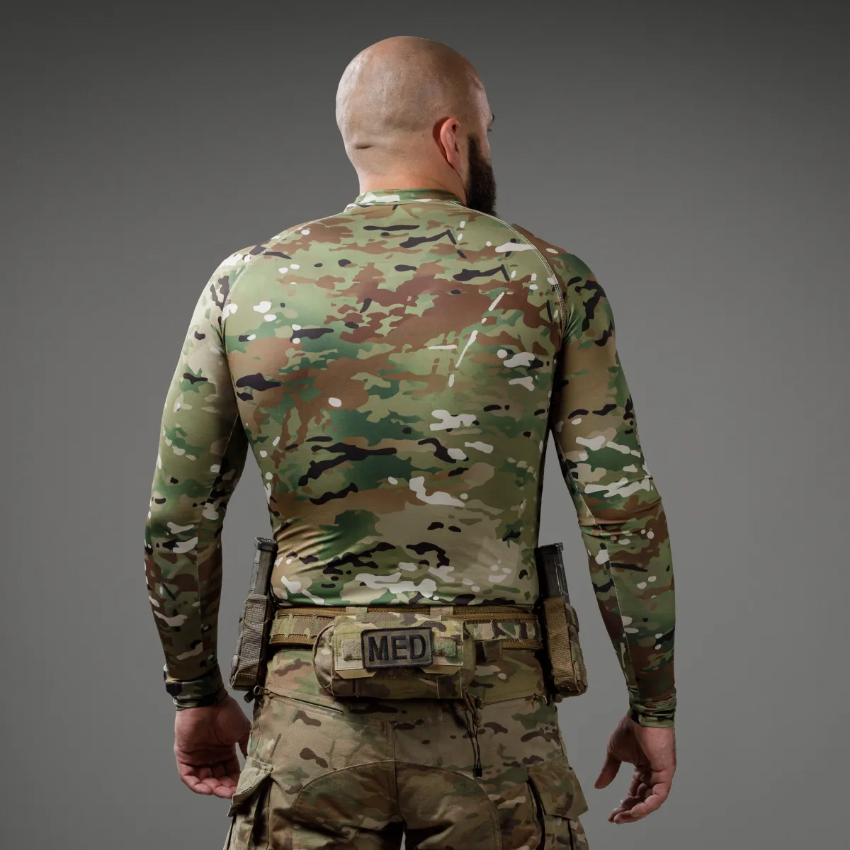 Рашгард тактичний Raptor Rashguard Multicam. Slim fit, polyester 7