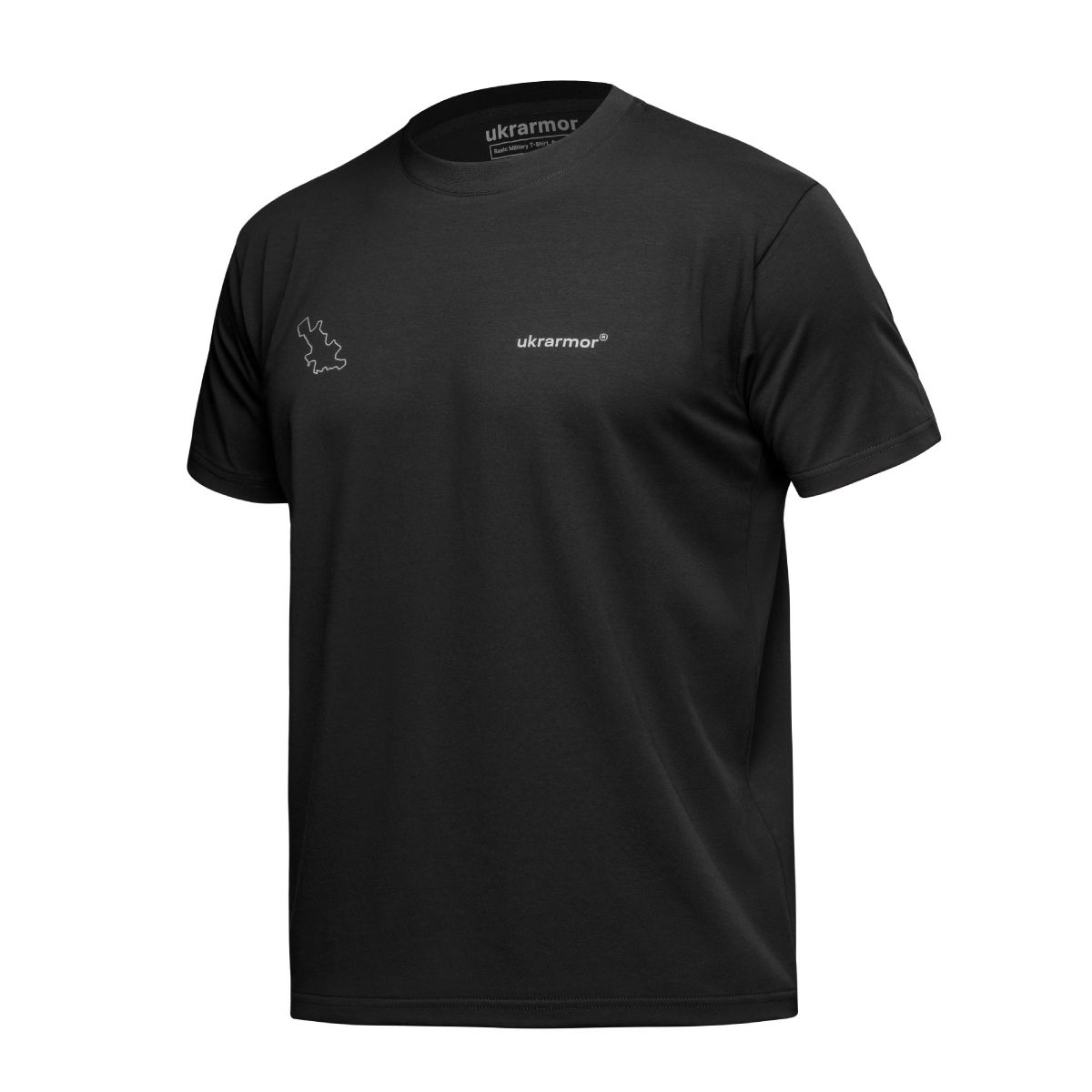 Футболка Basic Military T-Shirt. Avdiivka. Топографічна карта. Чорний