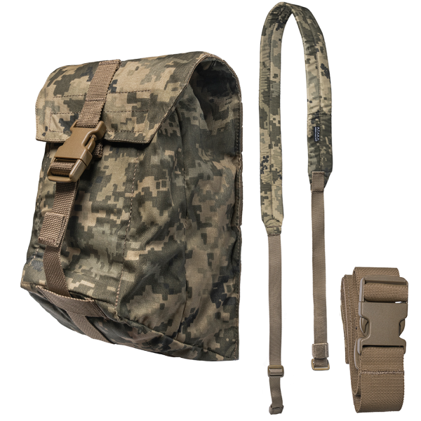 Подсумок для противогаза А.Т.А.К.А. Cordura 500D. Пиксель (мм-14) 5