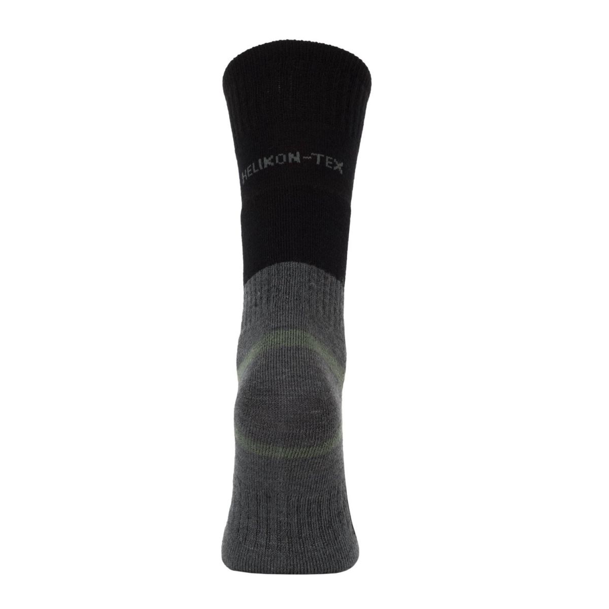 Носки треккинговые Helikon-Tex Mediumweight socks черно-серые с шерстью мериноса. Размер М 2