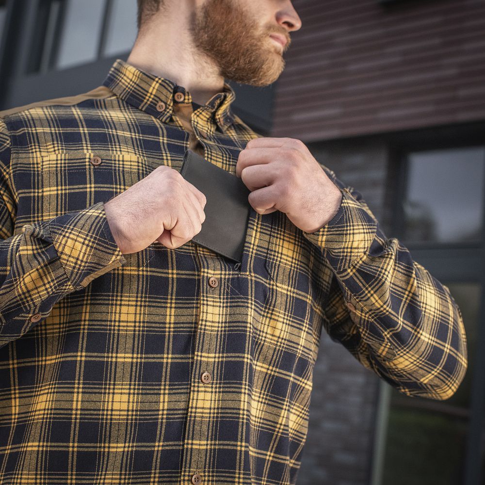 Сорочка M-Tac Redneck Shirt. Синій/Жовтий 3