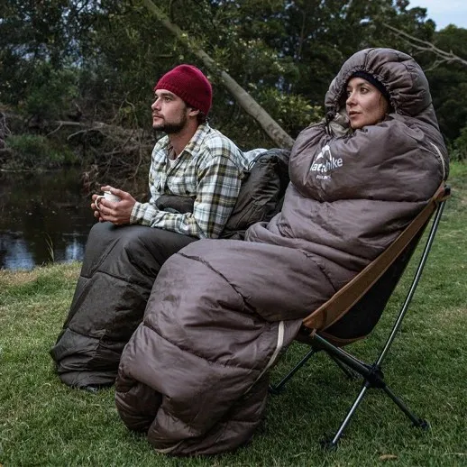 Спальний мішок Naturehike U350S (від -2°C до -13°C). Правий. Колір Коричневий 4