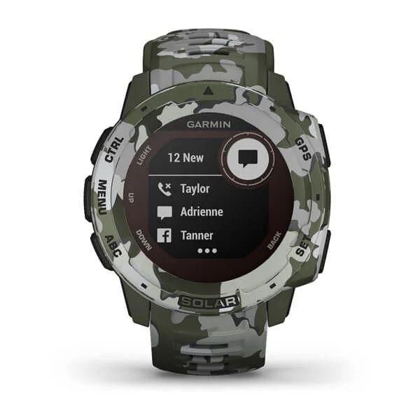 Смарт-годинник Garmin Instinct Solar Lichen Camo. Камуфляж 5