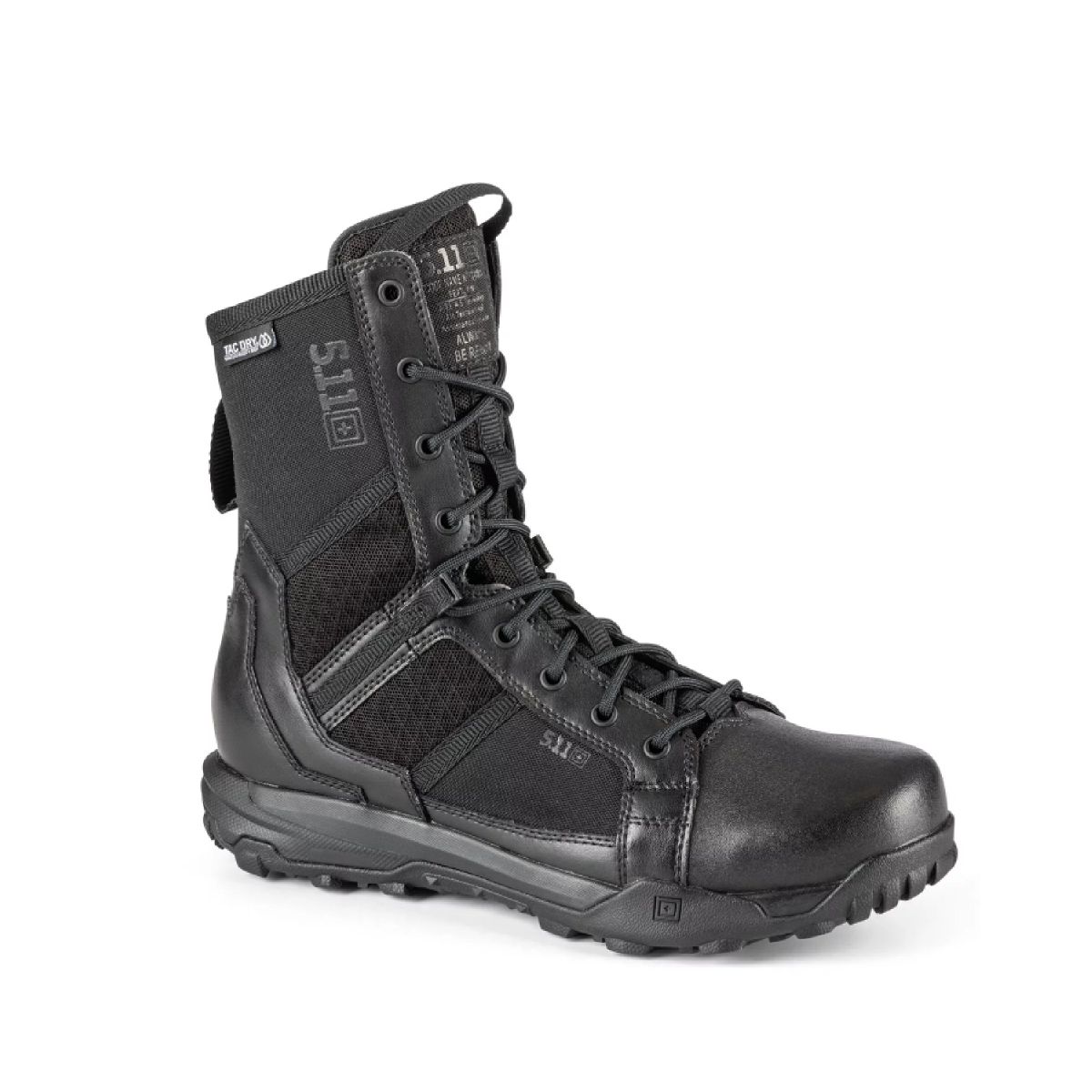 Тактичні черевики 5.11 Tactical A\T 8 Waterproof Side ZIP Boot. Black 2