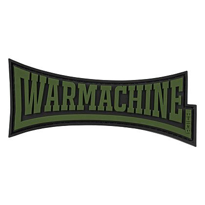 Патч (шеврон) «Warmachine» R3ICH. М’який ПВХ пластик. Олива