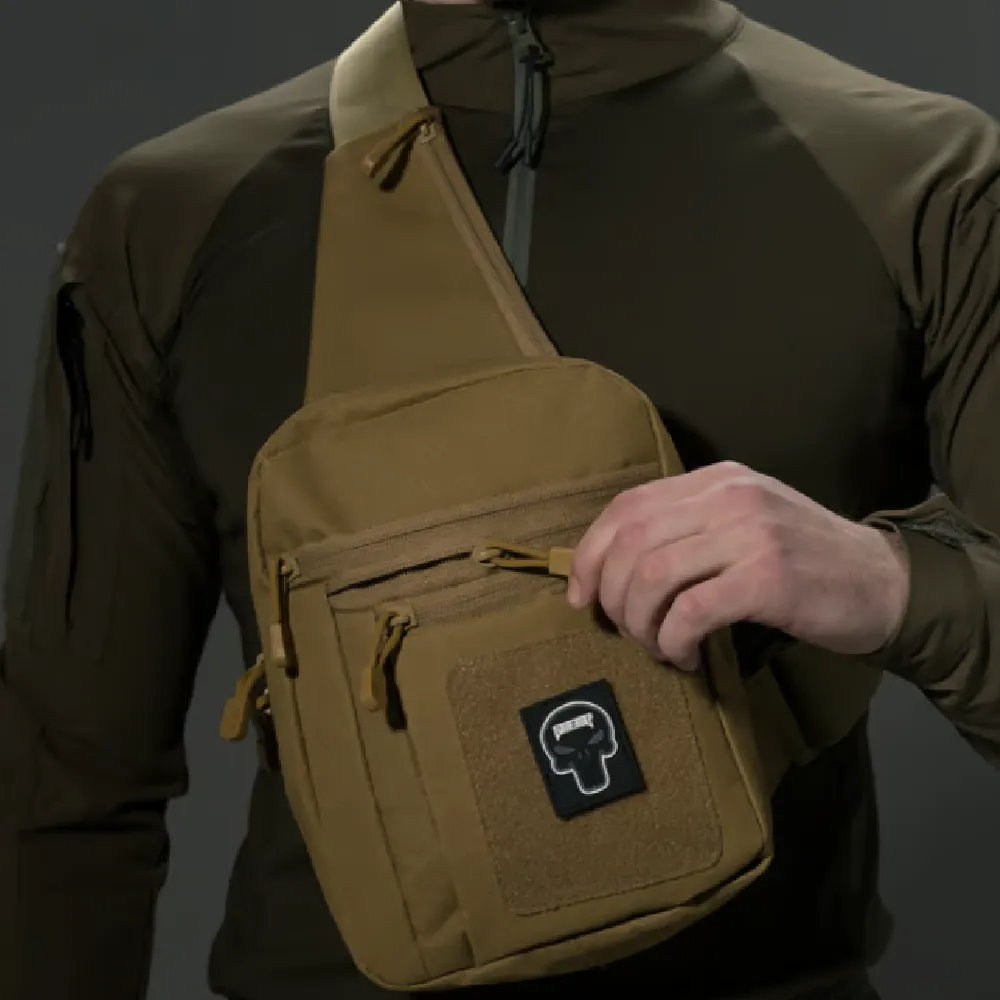 Сумка тактична (месенджер) Bezet Holster. Пісочний 6