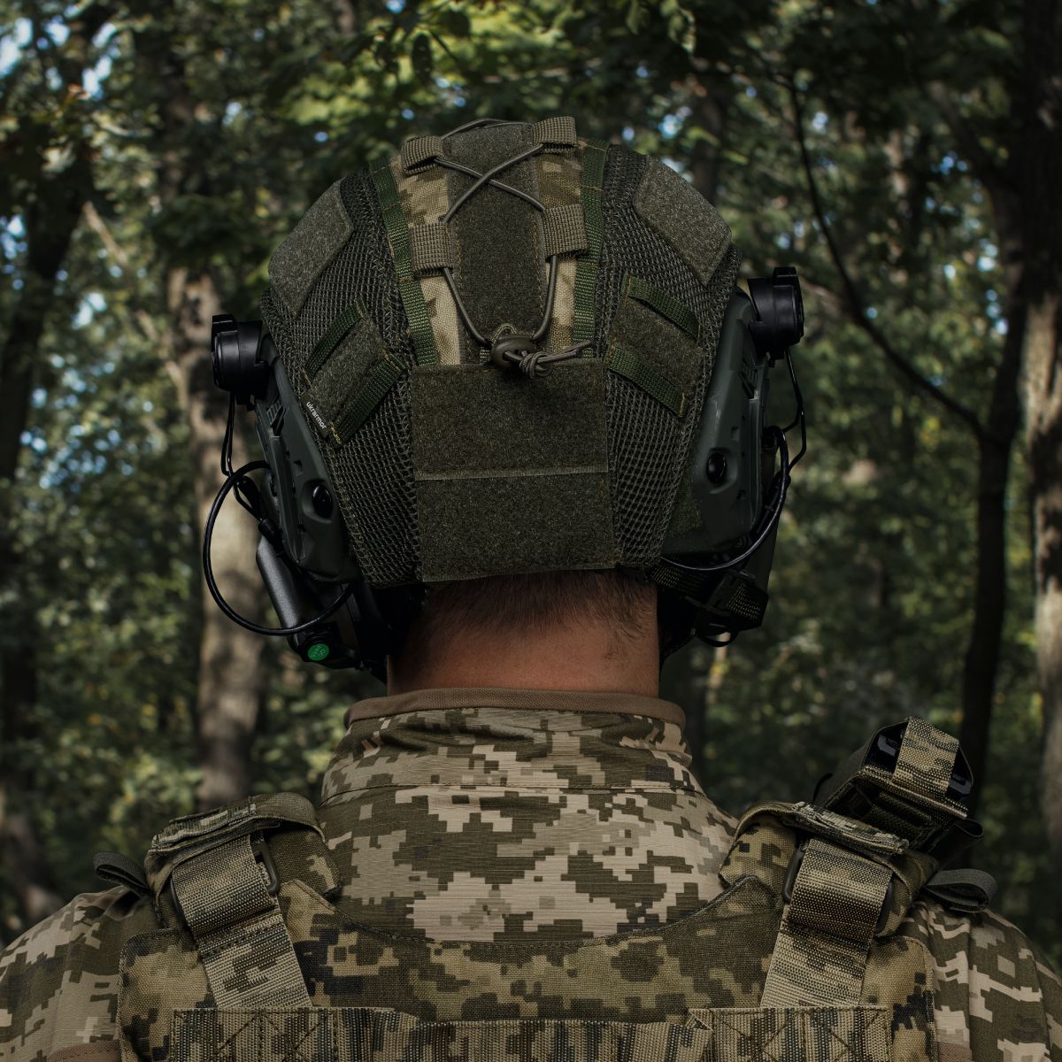 Комплект: шлем Fast IIIA НВМПЕ+активные наушники M31H+кавер. Олива-пиксель 10