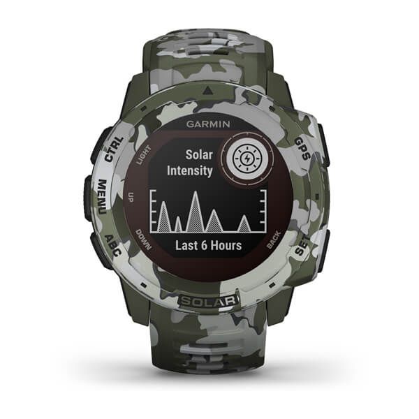 Смарт-годинник Garmin Instinct Solar Lichen Camo. Камуфляж 7