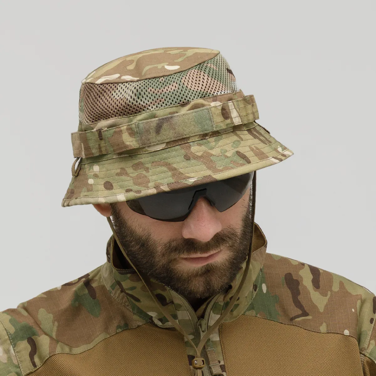 Панама тактична Brim Hat Rip-Stop. Мультикам 2