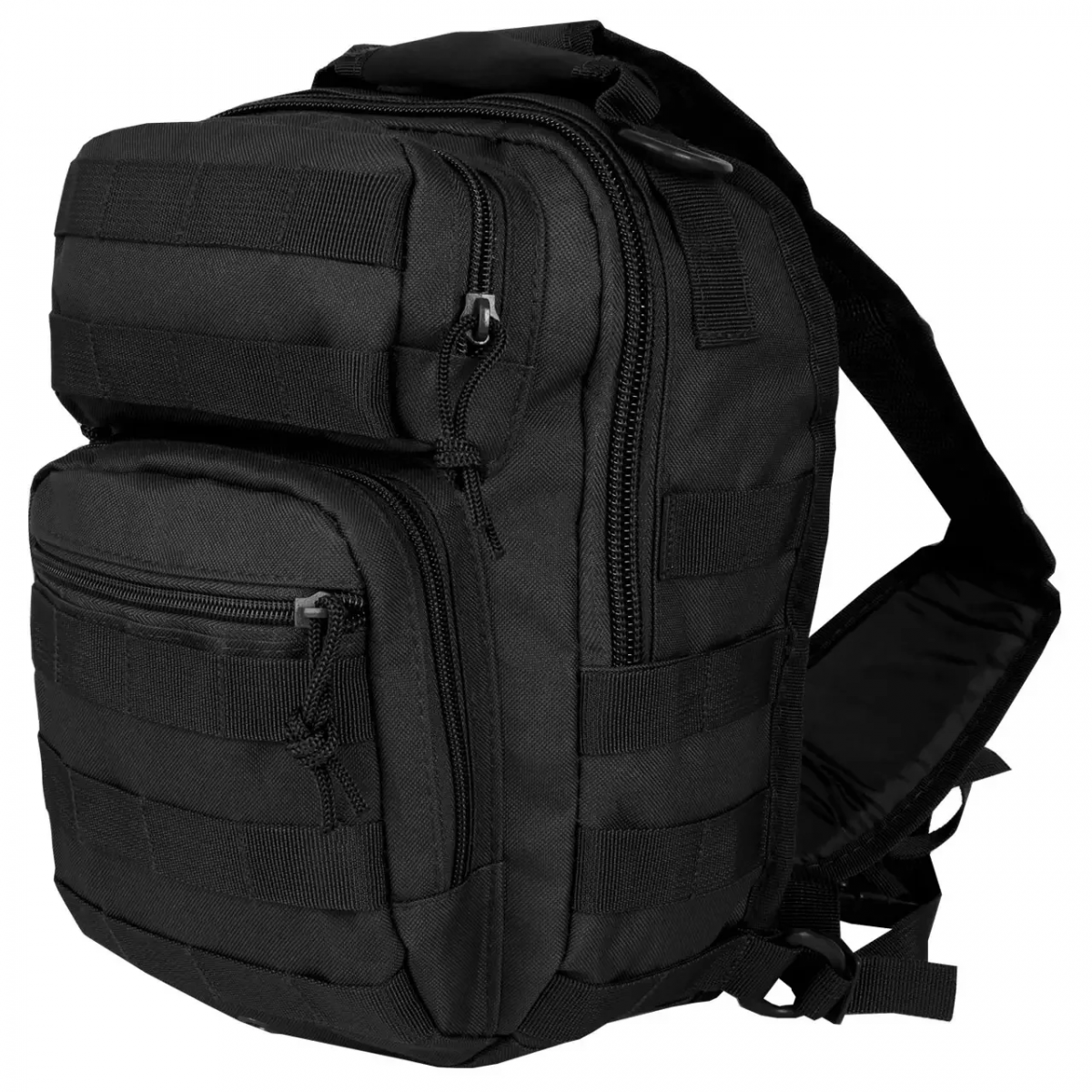 Рюкзак однолямковий Mil-Tec “One strap assault pack”. Чорний. 12