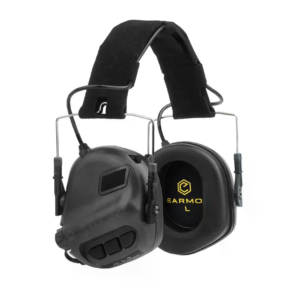 Активные наушники Earmor М31. Черный. Защита IPX-5, ударопрочные 2