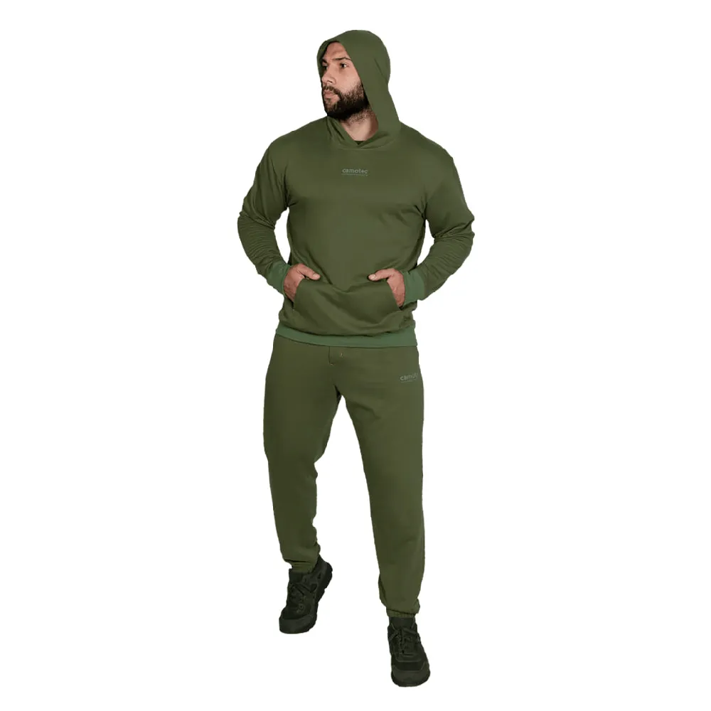 Спортивный костюм Basic Hood Cotton Camotec. Олива