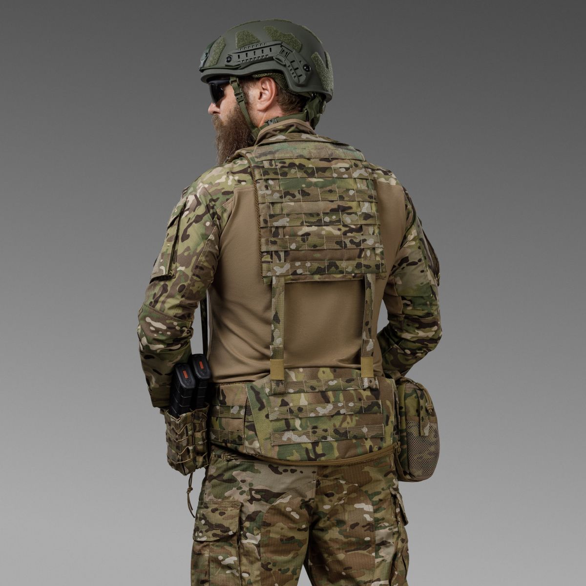 Плечова система для тактичного пояса з евакуаційною ручкою. Cordura 1000. Мультикам 4 Плечова система для тактичного пояса з евакуаційною ручкою. Cordura 1000. Мультикам 4