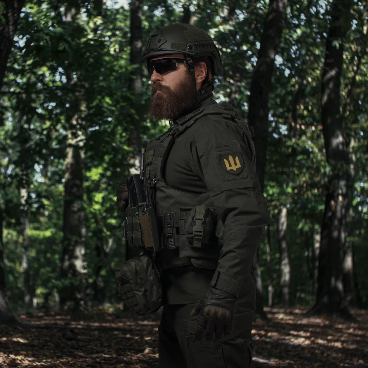 Сумка-напашник PRO 2-го класу захисту. Розмір XL (19х26 см). Матеріал Cordura 1000. Олива 8