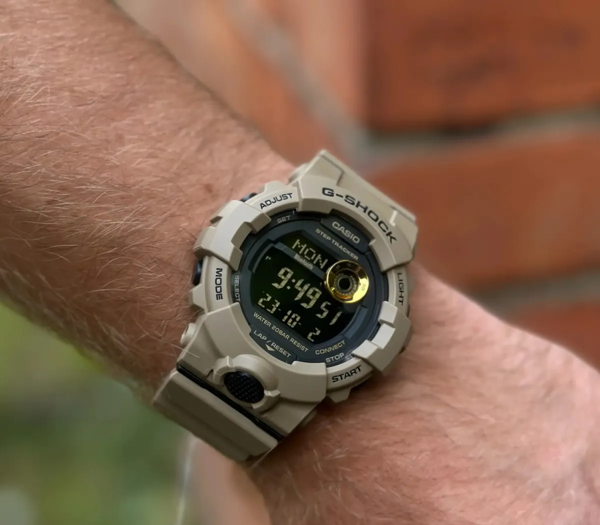 Тактичний годинник Casio G-SHOCK G-Squad GBD-800UC. Водостійкий корпус. Койот 2