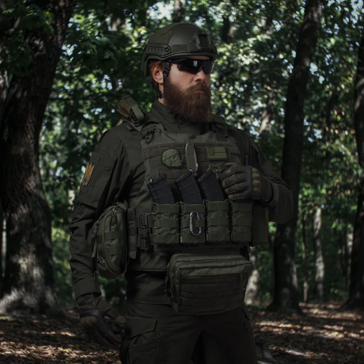 Комплект спорядження Vest Full (based on IBV) L/XL 2-го класу захисту. Олива 15