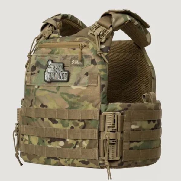 Плитоноска Real Defence Skillet Max Gen 4 під бронеплити 25х30см. Мультикам