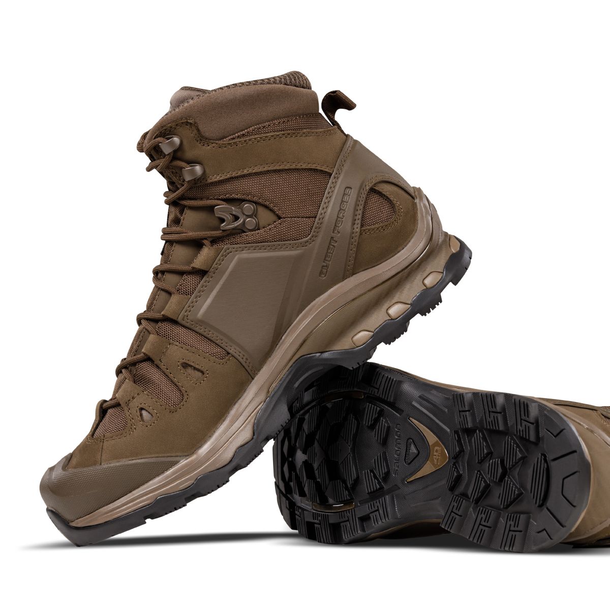 Берці тактичні Salomon Quest 4D Gore-Tex® Forces 2 EN. Коричневий 5