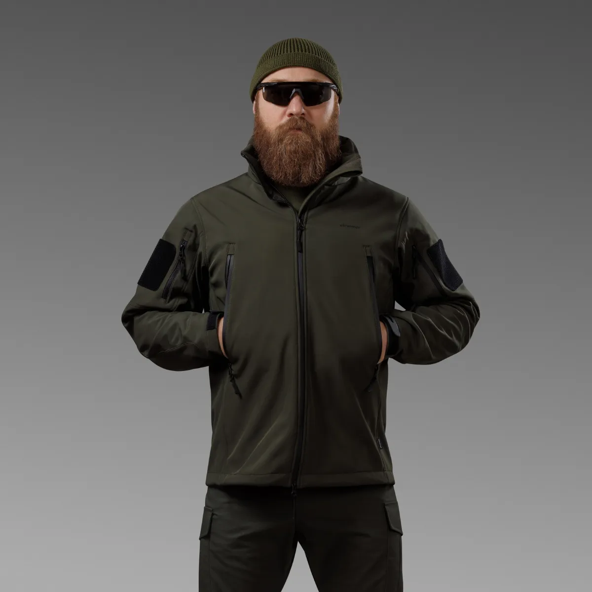 Куртка тактична Softshell Hawk Jacket. Захист від вітру та вологи. Олива 3