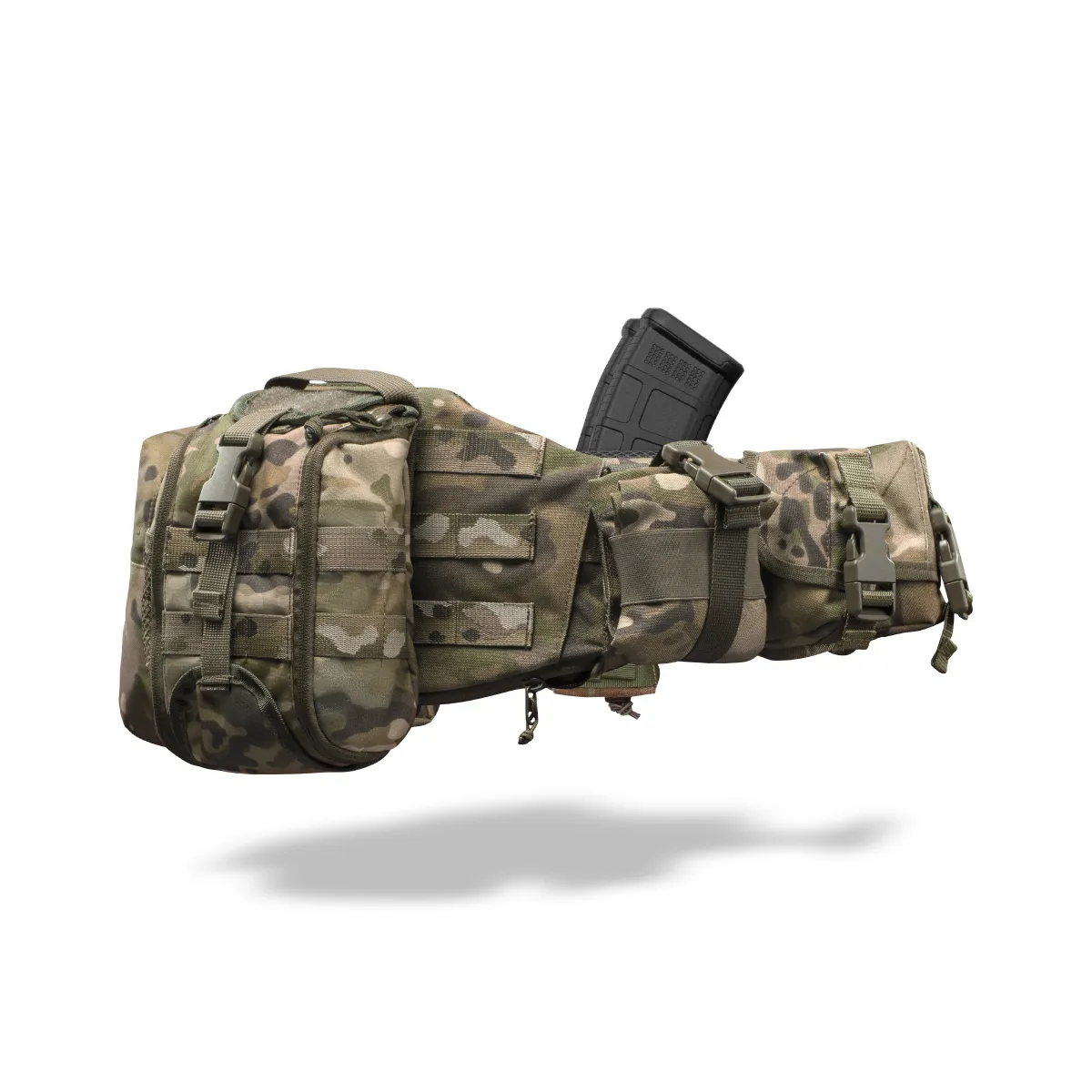 Комплект Modular Battle Belt L/XL без балістичного захисту. Пояс з обвісами. Мультикам 9