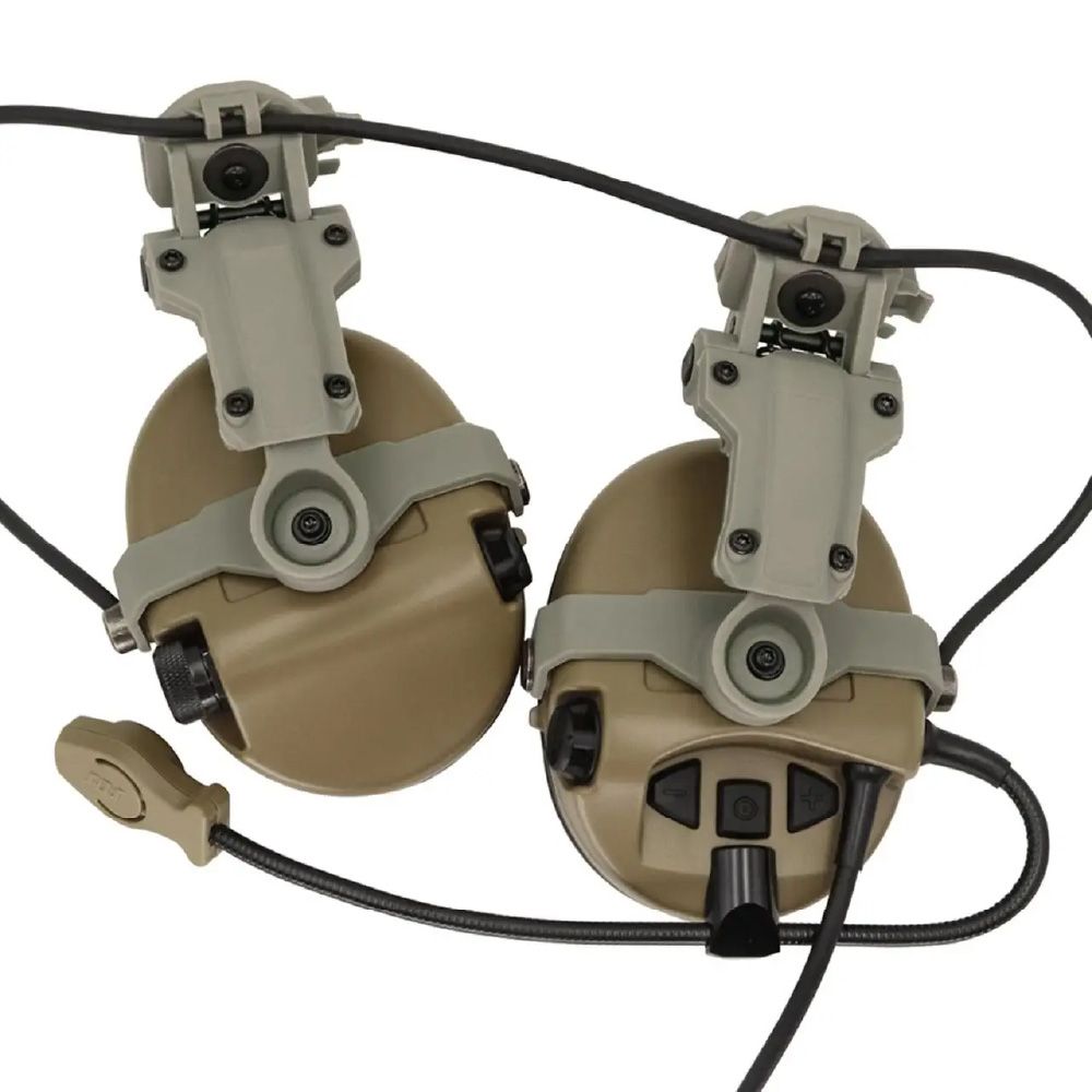 Кріплення адаптер для навушників Sordin на шолом (Чебурашка). TAN / Койот 2