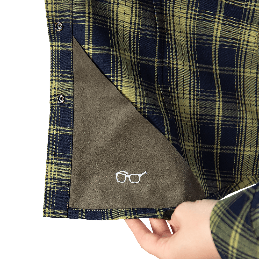 Сорочка жіноча Pani «Буревій» (Logo Tan), Camotec. Lime Green/Navy 7