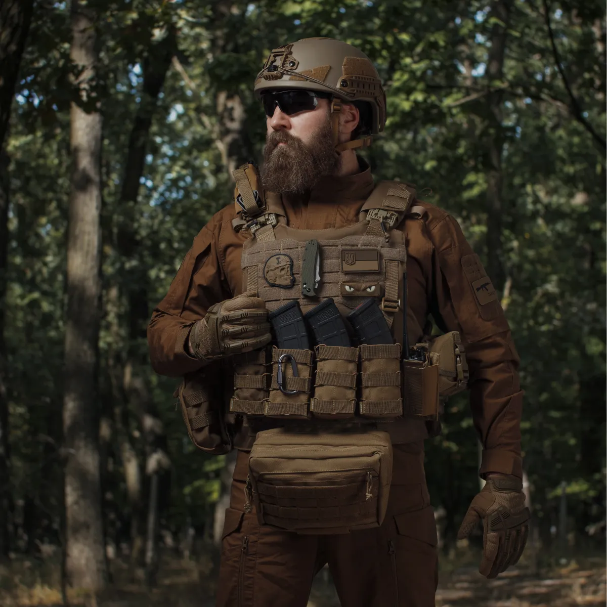 Комплект спорядження Vest Full (based on IBV) S/M 2-го класу захисту. Койот 2