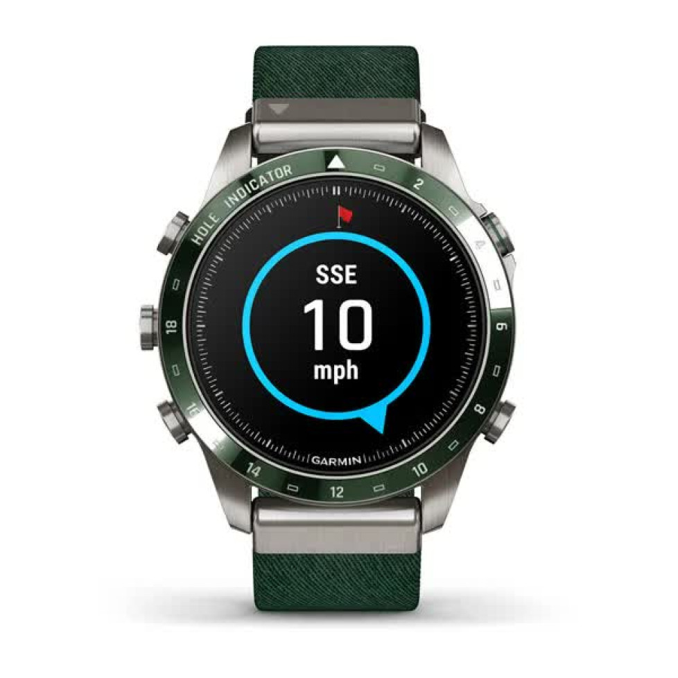 Смарт-годинник Garmin MARQ Golfer (Gen 2). Зелений 11
