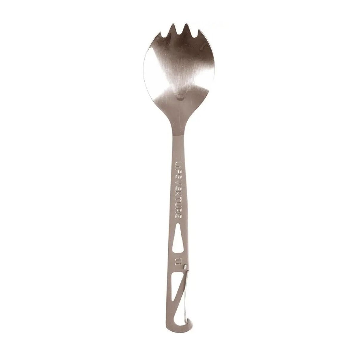 Ложка-вилка Lifeventure Titanium Forkspoon. Титановый сплав 2