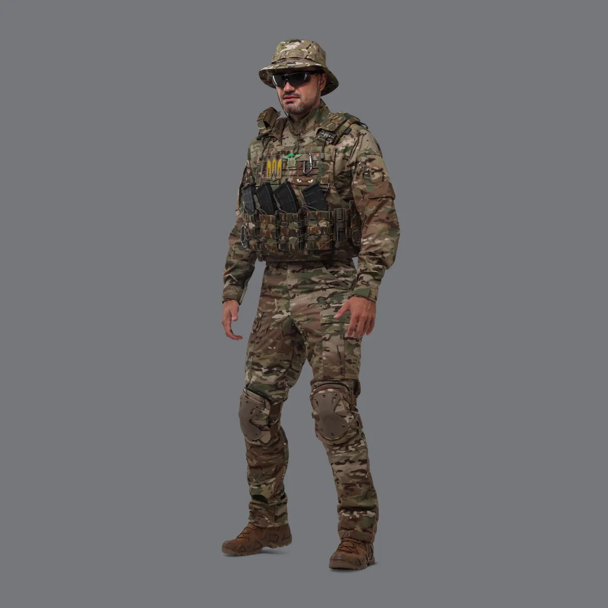 Наколінники тактичні P1G-Tac “LWP”. Cordura 500. Колір Мультикам/Multicam 8