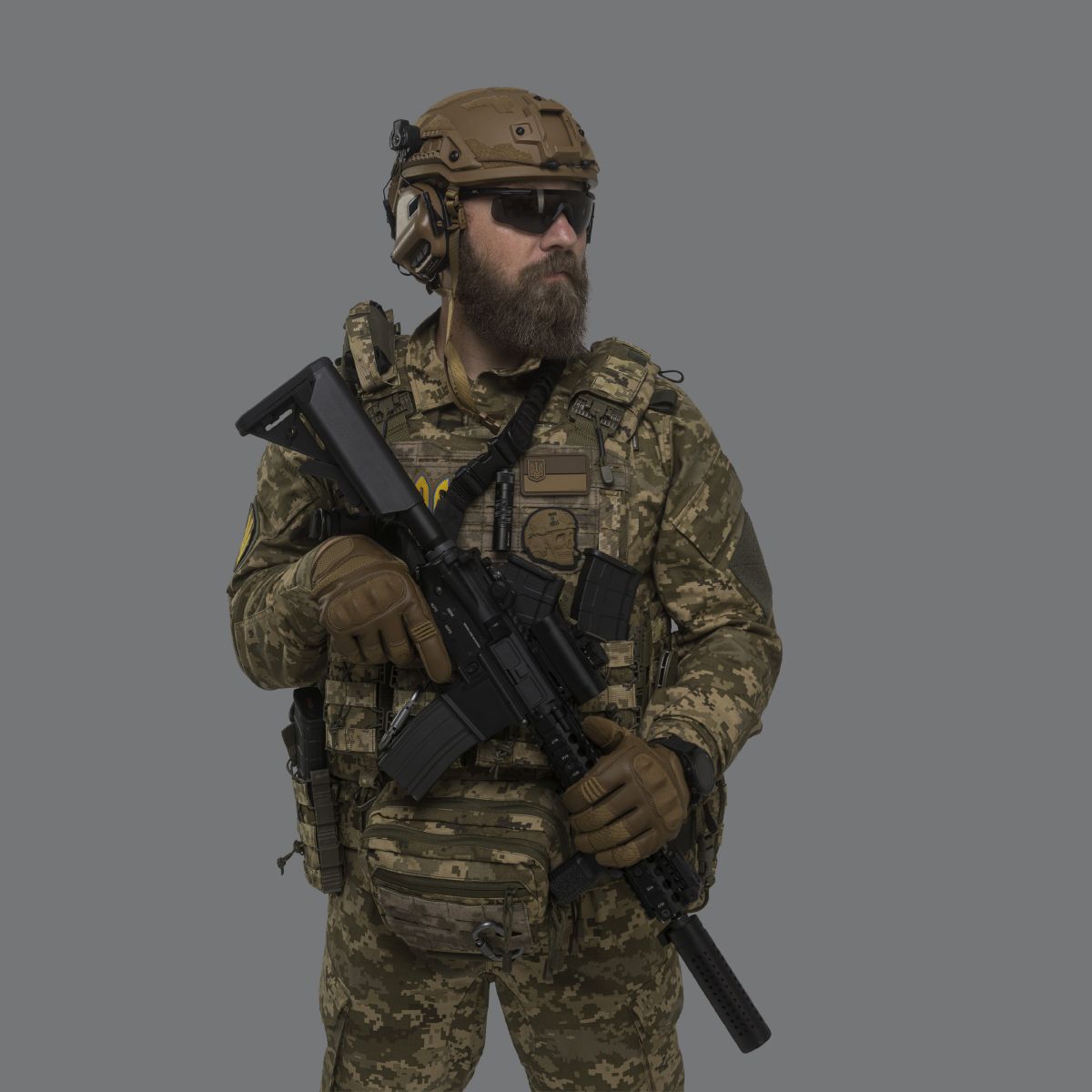 Кевларовий шолом ARCH Helmet (ECH) М з вирізом під активні навушники. Койот 9