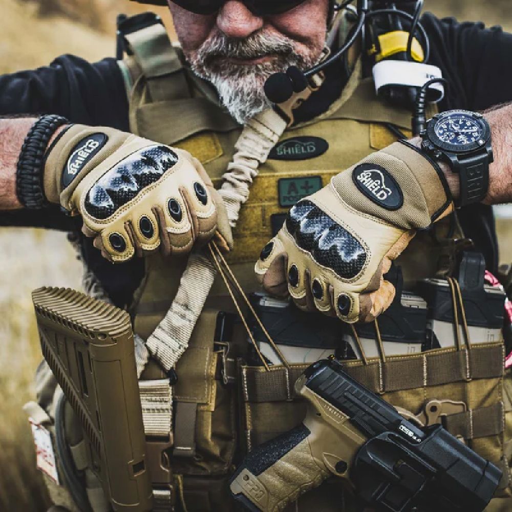 Рукавички тактичні Shield Germany® Tactical Carbon Glove. Койот. Розмір XXL 3