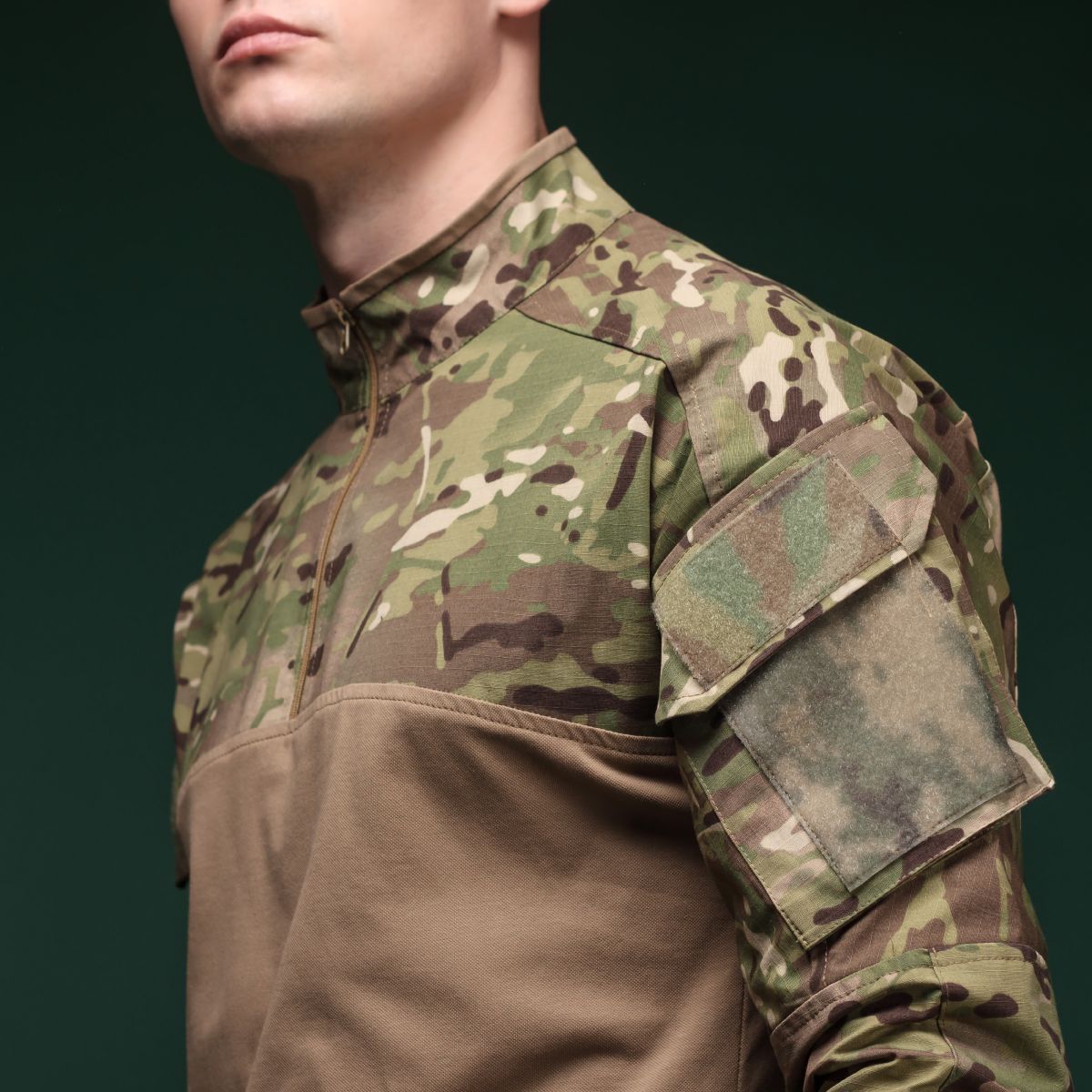 Тактическая рубашка Core Combat Shirt, длинный рукав, комбинированные материалы. Мультикам. L 3