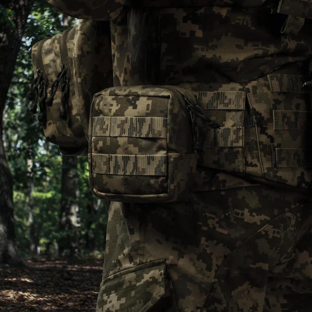 Підсумок утилітарний S. Кріплення Molle. Cordura 500D. Піксель (мм-14). 7