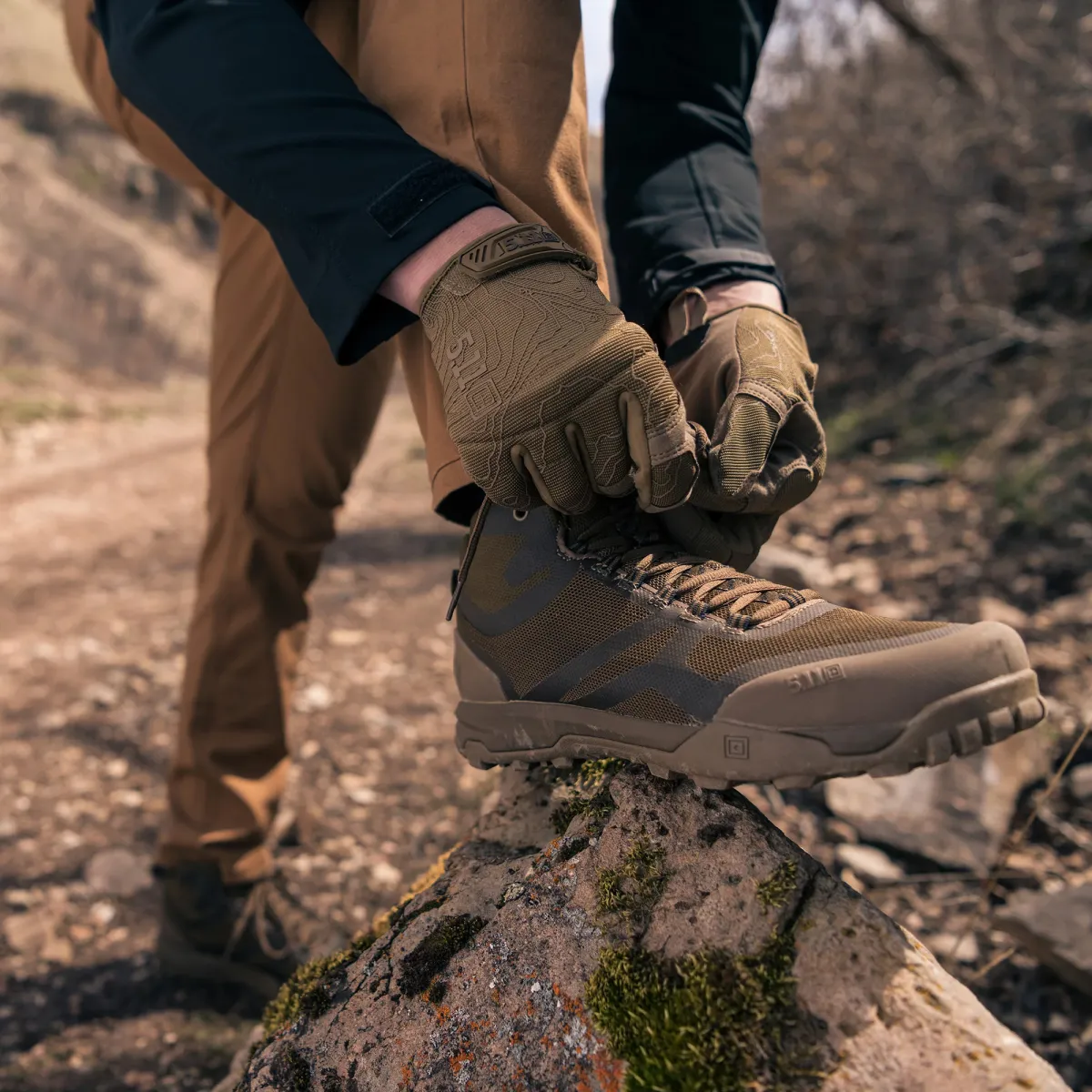 Рукавички тактичні 5.11 Tactical® High Abrasion. Ranger green 6