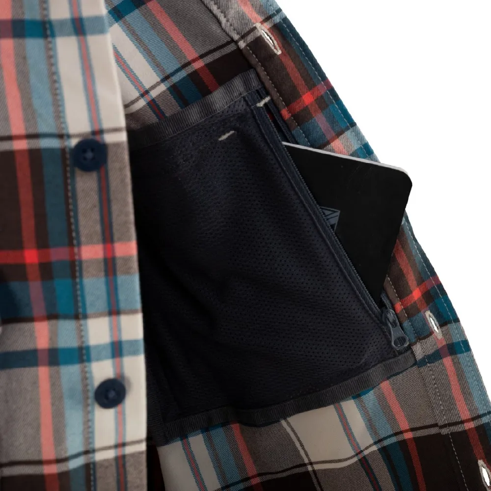 Сорочка Helikon-Tex GreyMan. Coral Crimson Checkered 11