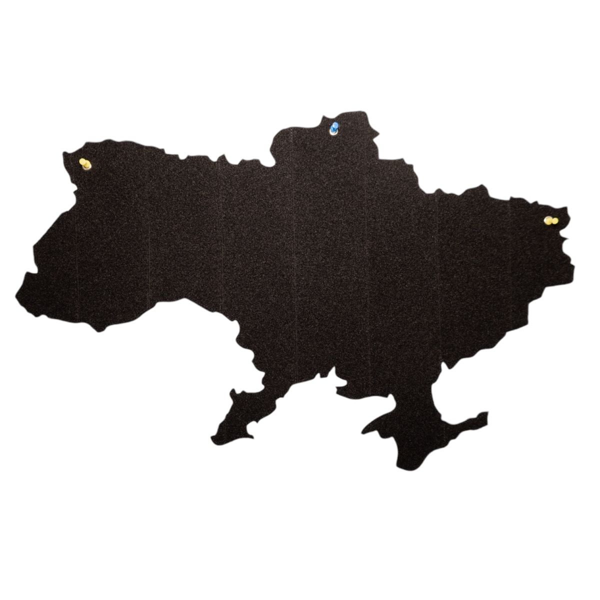 Панель для патчів «Мапа України» Brand Element, 47х30 см. Чорний