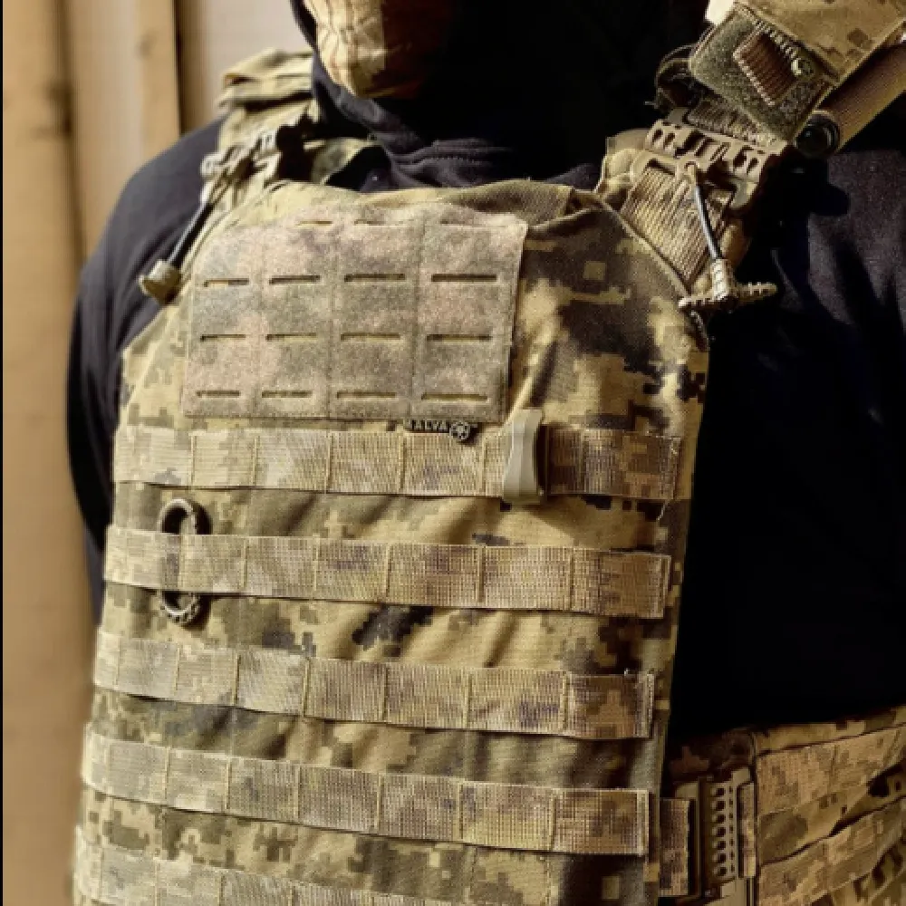 Плитоноска Malva L/XL під бронеплити 27.2х36 см. Піксель (мм-14) 4