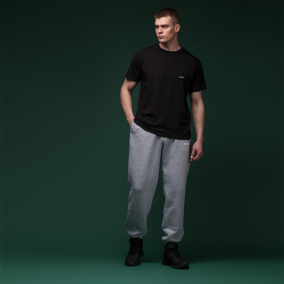 Спортивні штани Ukrarmor Rush Pants з еластичним поясом. Сірий. Розмір S 2