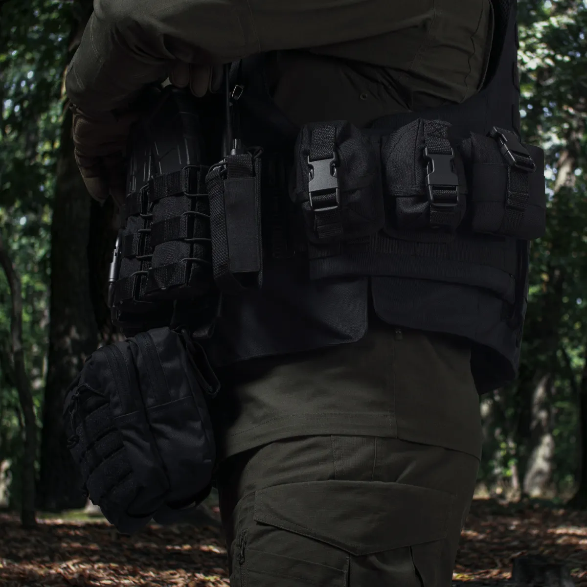 Комплект спорядження Vest Full (based on IBV) L/XL 2-го класу захисту. Чорний 5